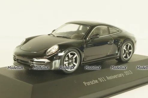 Porsche 911 (997) Anniversary 2013, black, 7114007, Atlas 1:43 Уценка!