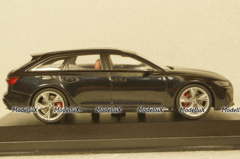 Audi RS6 Avant 2019, black metallic, 410018015, Minichamps 1:43