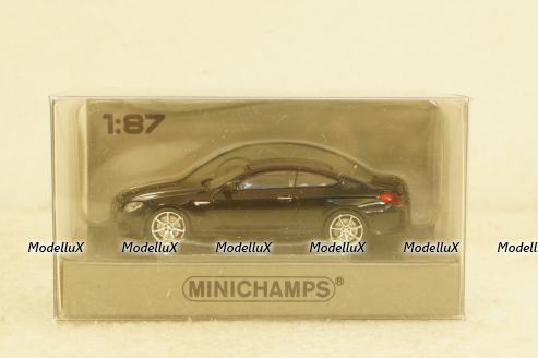 BMW M6 Coupe 2015 black, 870027304, Minichamps 1:87