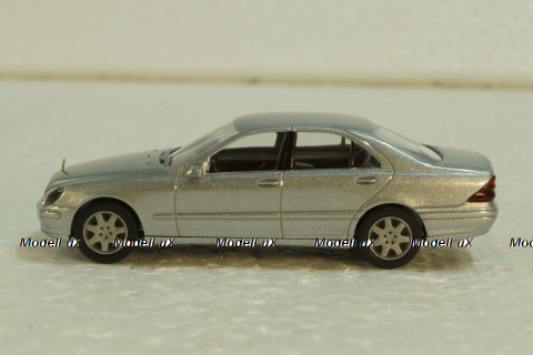 Mercedes S500 W220, silver, 1590124, Wiking 1:87