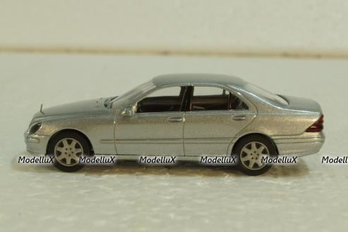 Mercedes S500 W220, silver, 1590124, Wiking 1:87