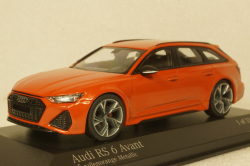Audi RS6 Avant 2019, orange metallic, 410018014, Minichamps 1:43