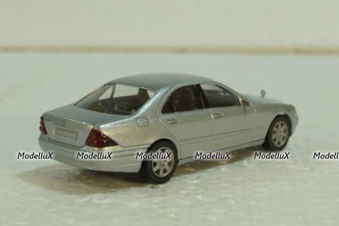 Mercedes S500 W220, silver, 1590124, Wiking 1:87