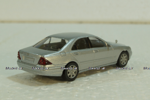 Mercedes S500 W220, silver, 1590124, Wiking 1:87