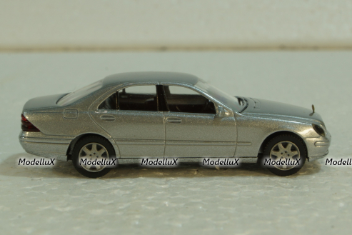Mercedes S500 W220, silver, 1590124, Wiking 1:87