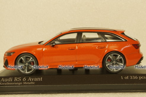 Audi RS6 Avant 2019, orange metallic, 410018014, Minichamps 1:43