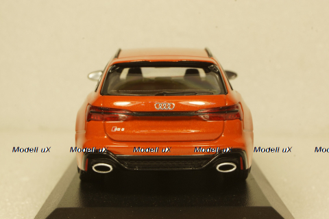 Audi RS6 Avant 2019, orange metallic, 410018014, Minichamps 1:43
