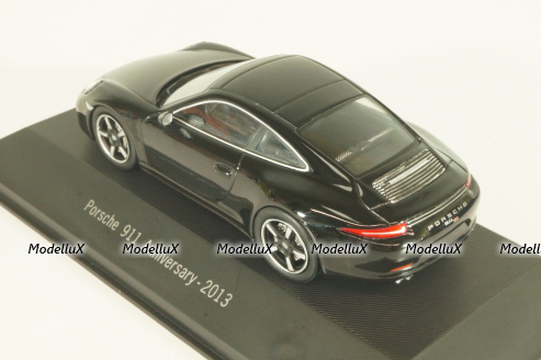 Porsche 911 (997) Anniversary 2013, black, 7114007, Atlas 1:43 Уценка!