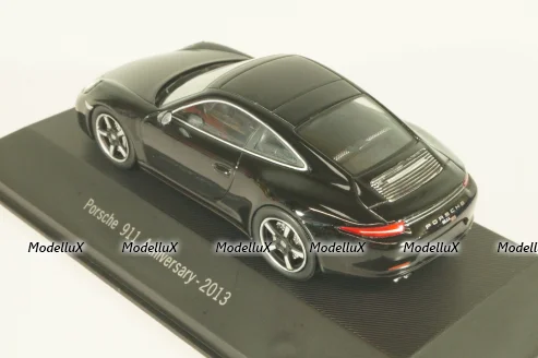 Porsche 911 (997) Anniversary 2013, black, 7114007, Atlas 1:43 Уценка!