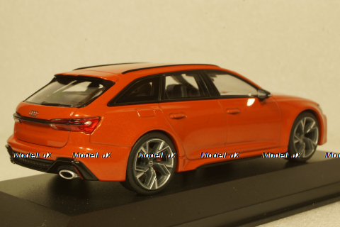 Audi RS6 Avant 2019, orange metallic, 410018014, Minichamps 1:43