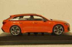 Audi RS6 Avant 2019, orange metallic, 410018014, Minichamps 1:43