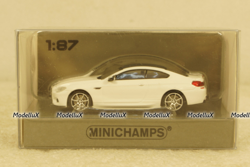 BMW M6 Coupe 2015 white, 870027300, Minichamps 1:87