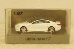 BMW M6 Coupe 2015 white, 870027300, Minichamps 1:87