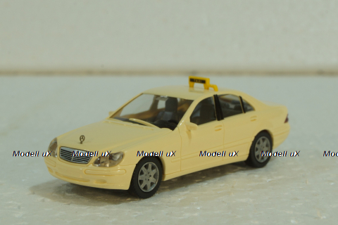 Mercedes S500 W220, Taxi, 1491126, Wiking 1:87