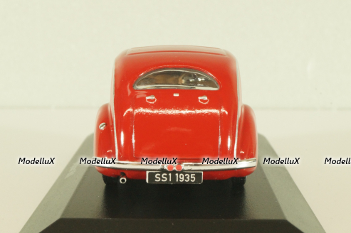 Jaguar SS1 Airline Coupe 1935, red, 4641105, Atlas 1:43