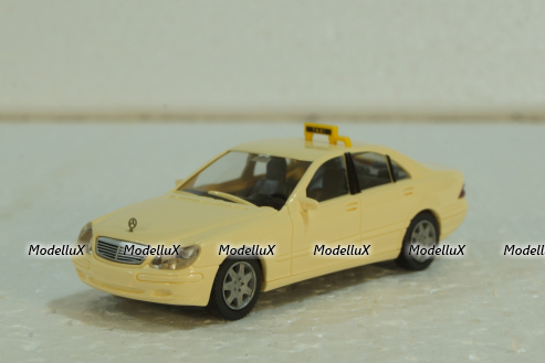 Mercedes S500 W220, Taxi, 1491126, Wiking 1:87