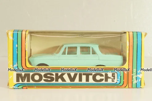 Москвич-408 А1, бирюзовый, 1986г., Тантал/Радон 1:43