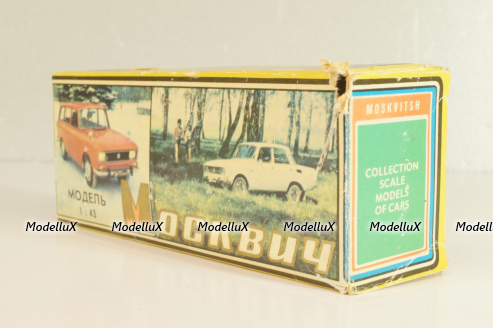 Москвич-408 А1, бирюзовый, 1986г., Тантал/Радон 1:43