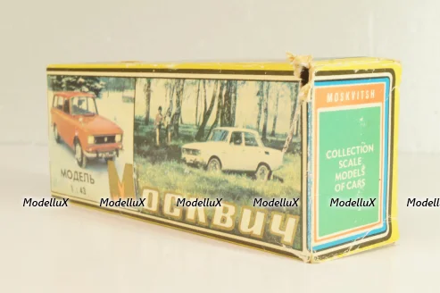 Москвич-408 А1, бирюзовый, 1986г., Тантал/Радон 1:43
