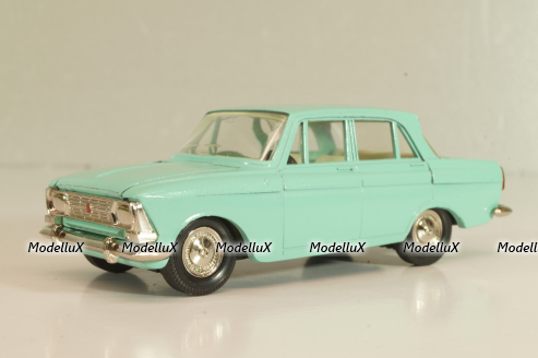 Москвич-408 А1, бирюзовый, 1986г., Тантал/Радон 1:43