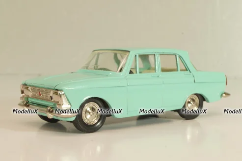 Москвич-408 А1, бирюзовый, 1986г., Тантал/Радон 1:43