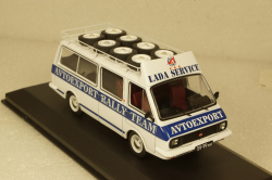РАФ 2203 Latvia Rally Service, Assistance with roof rack and wheels, RAC372X, IXO 1:43 Уценка!