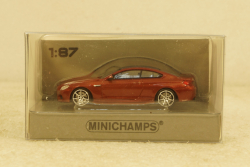 BMW M6 Coupe 2015 orange, 870027301,  Minichamps 1:87