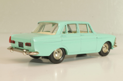 Москвич-408 А1, бирюзовый, 1986г., Тантал/Радон 1:43