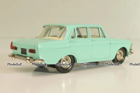 Москвич-408 А1, бирюзовый, 1986г., Тантал/Радон 1:43
