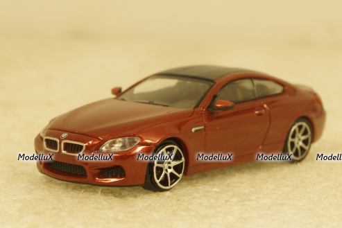 BMW M6 Coupe 2015 orange, 870027301,  Minichamps 1:87