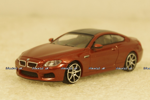 BMW M6 Coupe 2015 orange, 870027301,  Minichamps 1:87