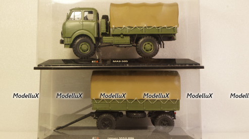 Маз-505 с прицепом Маз-886, TruckTyr 1:43