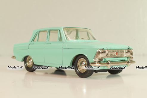 Москвич-408 А1, бирюзовый, 1986г., Тантал/Радон 1:43