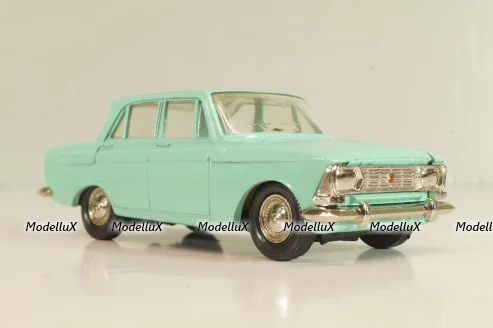 Москвич-408 А1, бирюзовый, 1986г., Тантал/Радон 1:43