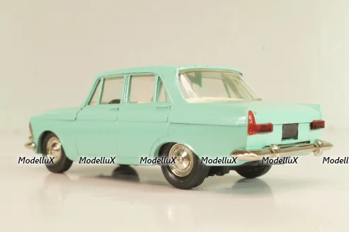 Москвич-408 А1, бирюзовый, 1986г., Тантал/Радон 1:43