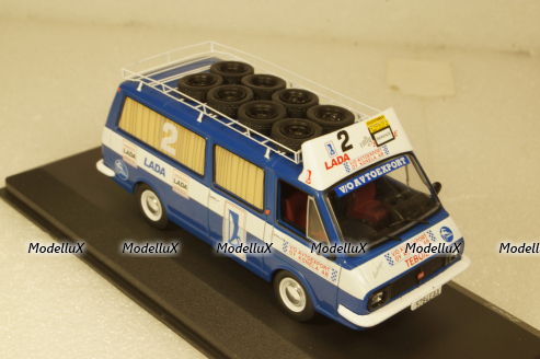РАФ 2203 Talbot Sport, Rally Service 1000 Lakes, Assistance with roof rack and wheels, 1984, RAC373X, IXO 1:43