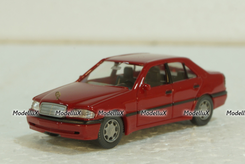 Mercedes C240,  W202 red, 1443924, Wiking 1:87