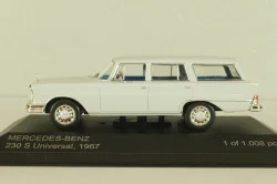 Mercedes-Benz 230 S (W110) 1967, grey, Whitebox 1:43