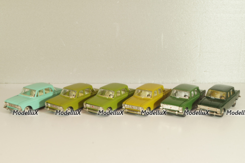 Москвич-408 А1, бирюзовый, 1986г., Тантал/Радон 1:43