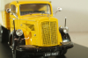 Mercedes L 6600 truck with trailer Deutsche Bundespost 1950, yellow, 8821, Schuco 1:43