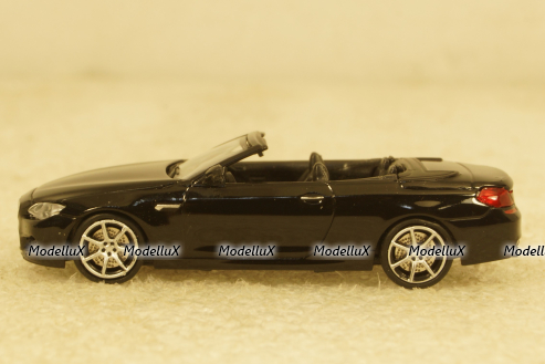 BMW M6 Cabrio 2015 black, 870027334, Minichamps 1:87
