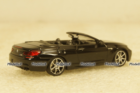 BMW M6 Cabrio 2015 black, 870027334, Minichamps 1:87
