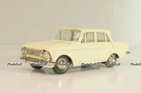 Москвич-408 А1, кремовый, капот 2 зажима, Тантал/Радон 1:43