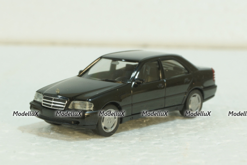 Mercedes C220, W202 black, 021401, Herpa 1:87 