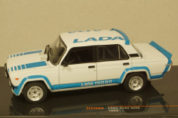 ВАЗ-2105 VFTS Lada 1500  Saloon 1983, white/lightblue, CLC398N, IXO 1:43