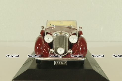 Lagonda LG 6 DHC 1938, dark red, Whitebox 1:43 Уценка!