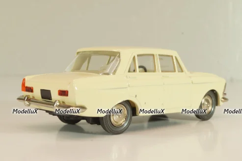 Москвич-408 А1, кремовый, капот 2 зажима, Тантал/Радон 1:43