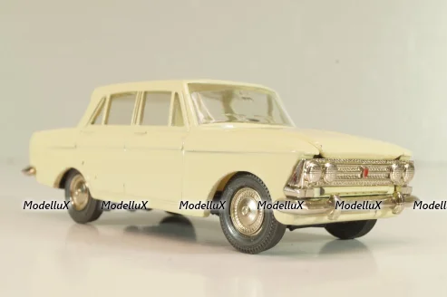 Москвич-408 А1, кремовый, капот 2 зажима, Тантал/Радон 1:43