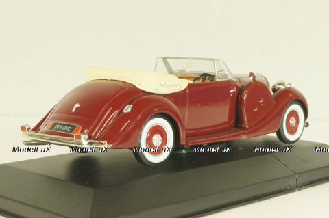 Lagonda LG 6 DHC 1938, dark red, Whitebox 1:43 Уценка!