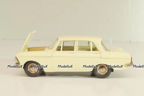 Москвич-408 А1, кремовый, капот 2 зажима, Тантал/Радон 1:43